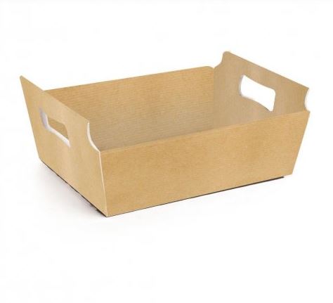 Cesta Carto M/G 27x18,5x9,5 Kraft Unidade